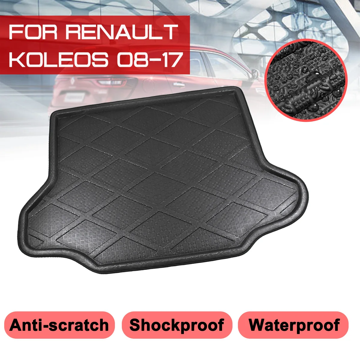 Коврик для багажника Renault Koleos 2008, 2009, 2010, 2011-2017, водонепроницаемый коврик, грязевой поднос, грузовой лайнер
Коврик для багажника Renault Koleos 2008, 2009, 2010, 2011-2017, водонепроницаемый коврик, грязевой поднос, грузовой лайнер