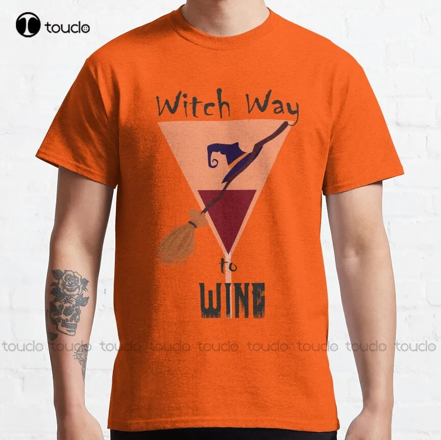 Классическая футболка Witch Way To The Wine, белые футболки на заказ, футболка Aldult Teen унисекс с цифровой печатью, модная забавная Новинка
Классическая футболка Witch Way To The Wine, белые футболки на заказ, футболка Aldult Teen унисекс с цифровой печатью, модная забавная Новинка
