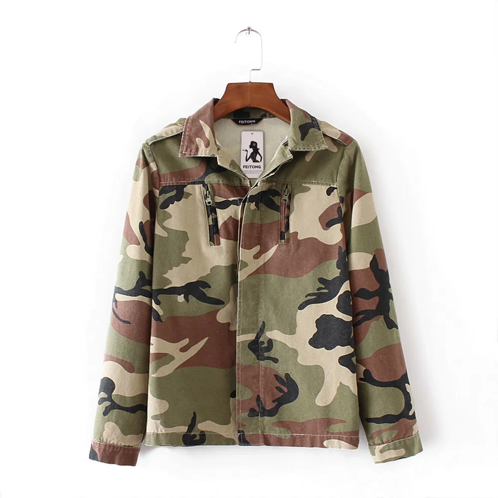 Women Camouflage Jacket fashion Ladies coats Autumn Winter Street Jacket Long Shirt femme Outerwear Casual female coat 2019 New
Women Camouflage Jacket fashion Ladies coats Autumn Winter Street Jacket Long Shirt femme Outerwear Casual female coat 2019 New