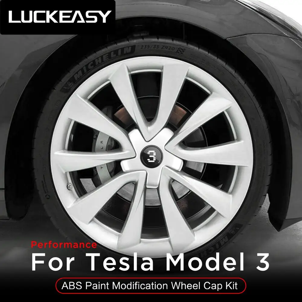 4 шт. колпачки для колес tesla Model 3 19 дюймов | Автомобили и мотоциклы