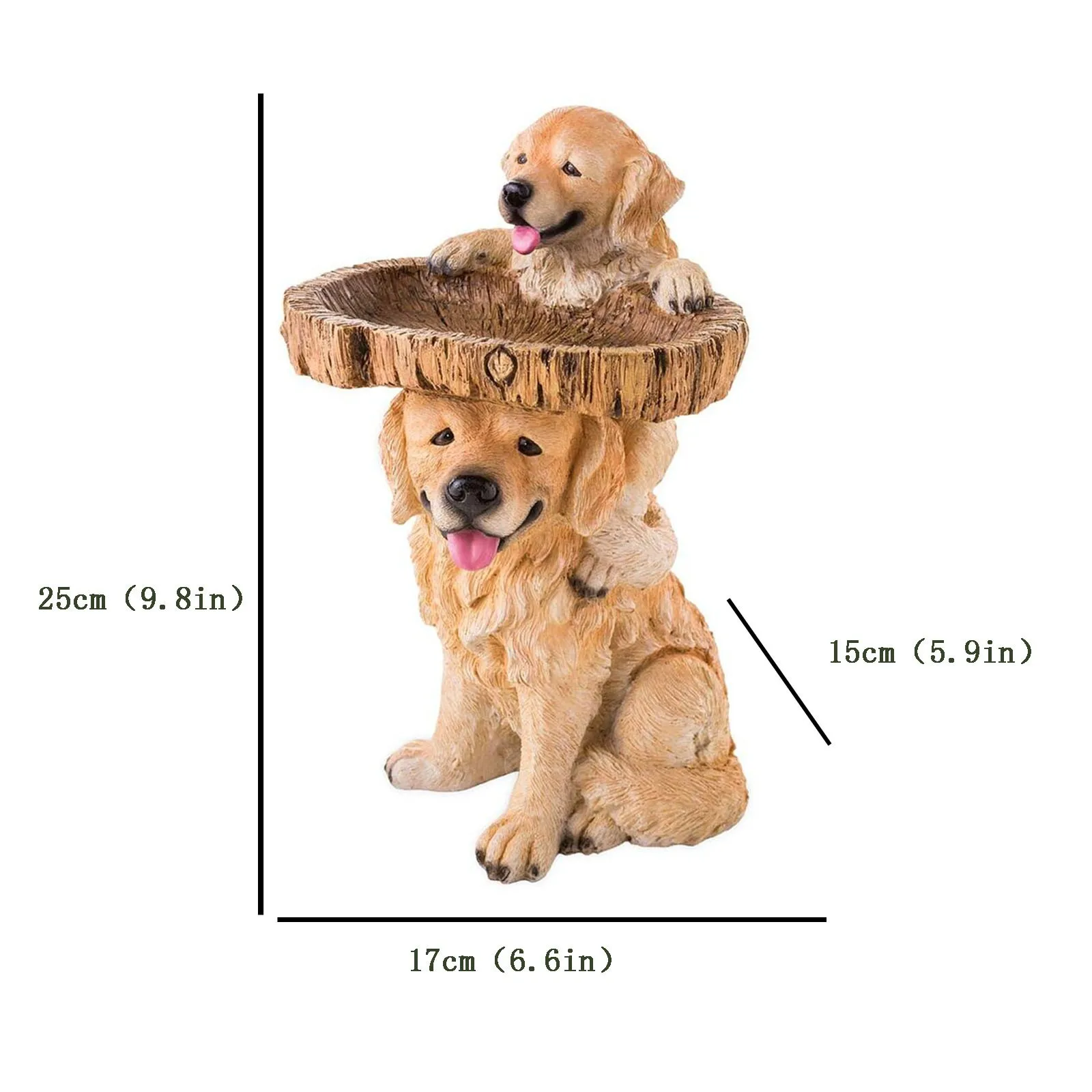 Resin Dog Birdbath Polyresin Antique Garden Bird Bath For Home Garden Yard Figurines Adornos Para Casa Gifts Home Decorations
Resin Dog Birdbath Polyresin Antique Garden Bird Bath For Home Garden Yard Figurines Adornos Para Casa Gifts Home Decorations