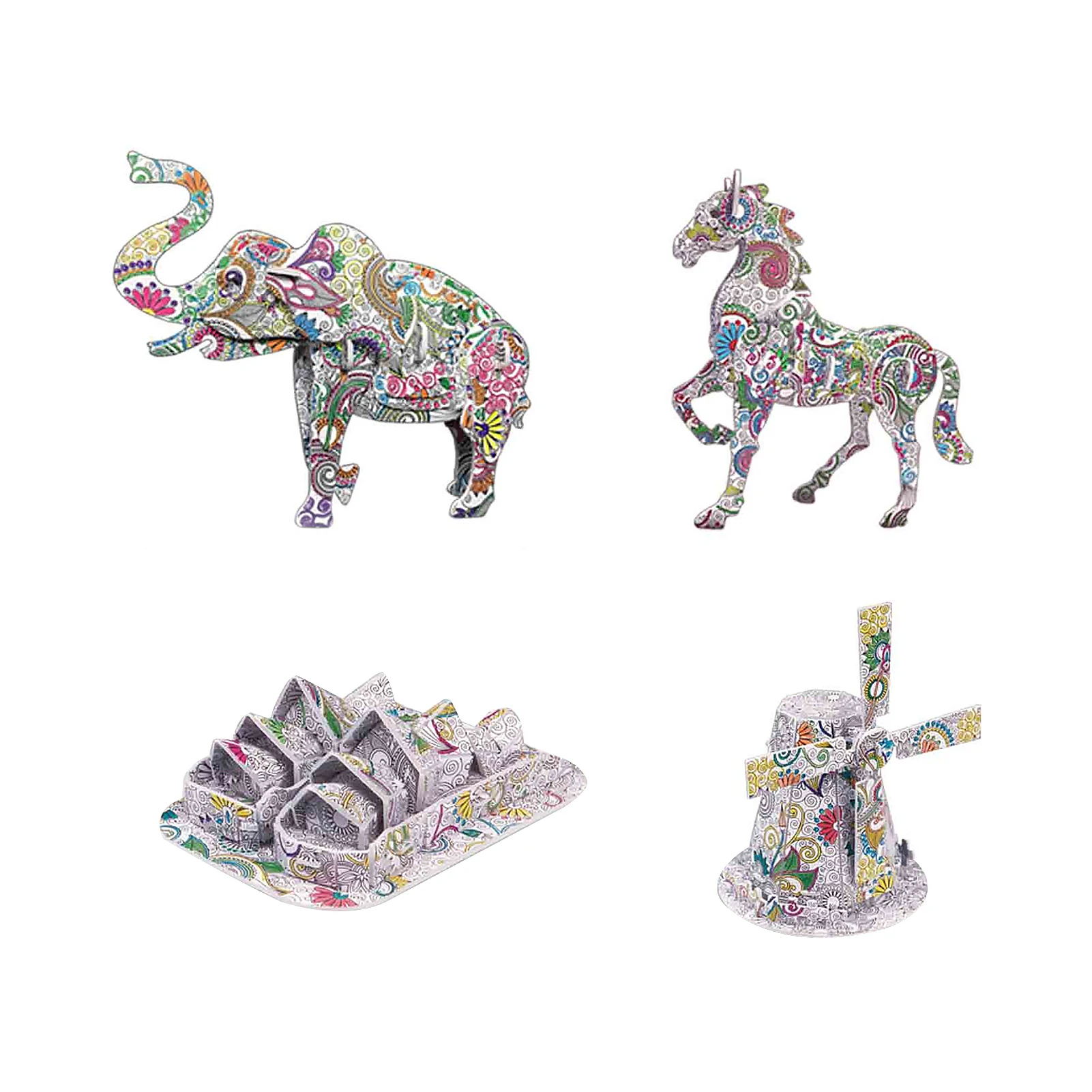 4pcs Family Adult Home Decor DIY Birthday Gift Paper Assembled For Kids Jigsaw Toy Early Educational Coloring 3D Handmade Funny
4pcs Family Adult Home Decor DIY Birthday Gift Paper Assembled For Kids Jigsaw Toy Early Educational Coloring 3D Handmade Funny