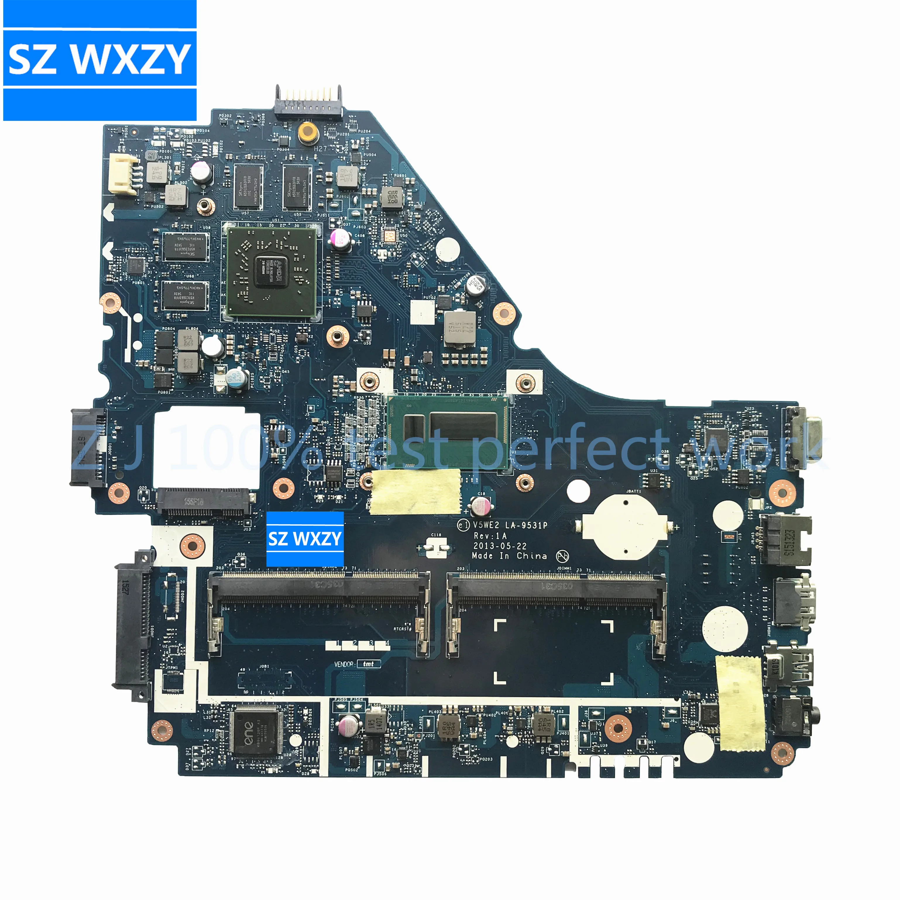 Для Acer E1-572G Материнская плата ноутбука V5WE2 LA-9531P NBMFP1100B с I5-4200 Процессор R7 M265/2 ГБ DDR3