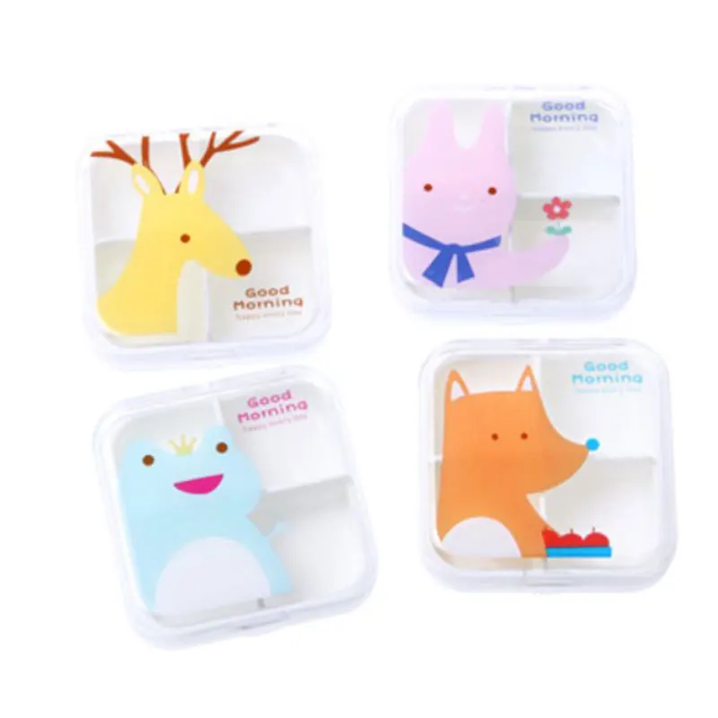 1Pc Portable Empty Drugs Box 4 compartments Mini Cute Pill Box Medicine Case
1Pc Portable Empty Drugs Box 4 compartments Mini Cute Pill Box Medicine Case