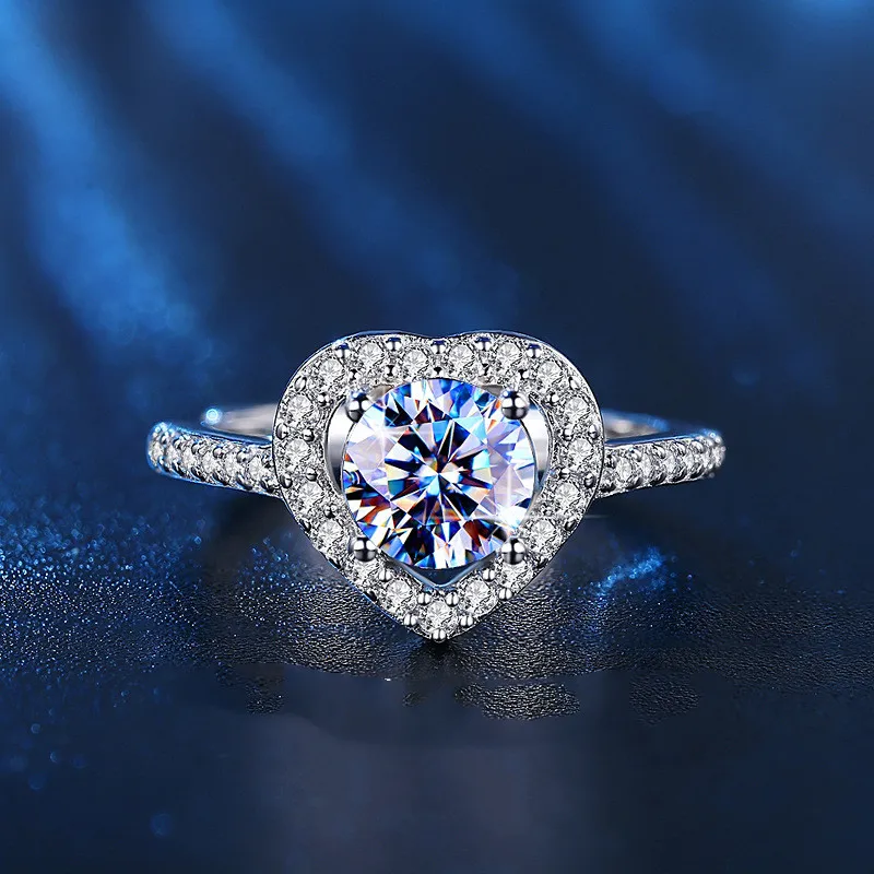 POTCET 2021 New Temperament Women's S925 Heart Moissan Diamond Ring Geometric Trend Personality Simple Jewelry Free Shipping
POTCET 2021 New Temperament Women's S925 Heart Moissan Diamond Ring Geometric Trend Personality Simple Jewelry Free Shipping