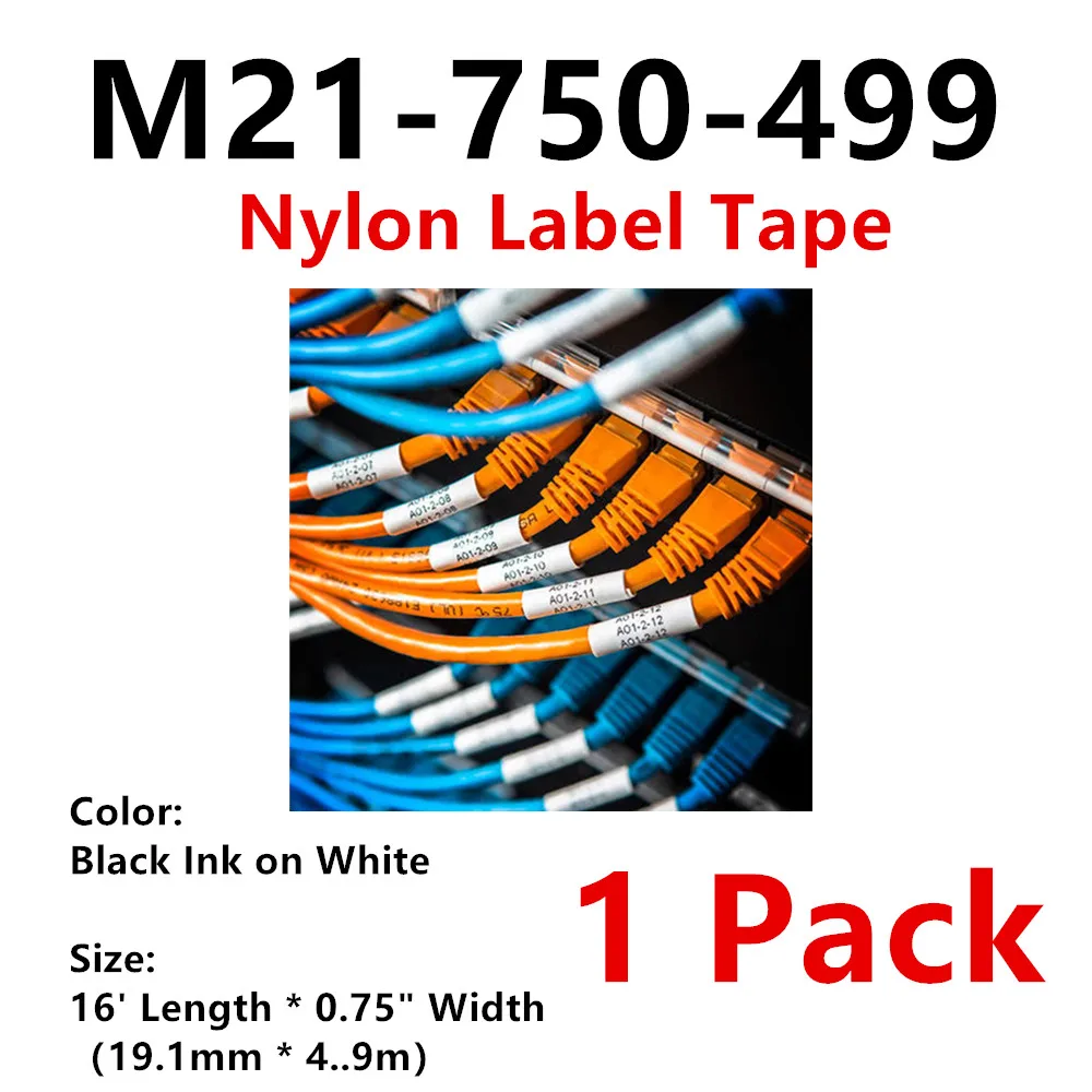 1 PK BMP21 Nylon Label Ribbon For BMP21 PLUS Printer Black On White label maker label tape 2.5″ 3.74″ 5″ 7.5″ * 4.9m
1 PK BMP21 Nylon Label Ribbon For BMP21 PLUS Printer Black On White label maker label tape 2.5″ 3.74″ 5″ 7.5″ * 4.9m