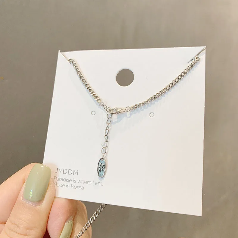 Chain Tassel Necklace Female Clavicle Chain Length Adjustable Custom Retro Simple Fashion Jewelry 
Chain Tassel Necklace Female Clavicle Chain Length Adjustable Custom Retro Simple Fashion Jewelry