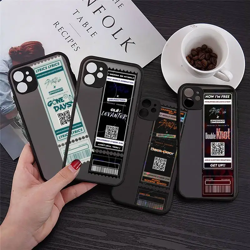 Kpop Stray Kids Air tickets Phone Case matte transparent For iphone 7 8 11 12 plus mini x xs xr pro max cover
Kpop Stray Kids Air tickets Phone Case matte transparent For iphone 7 8 11 12 plus mini x xs xr pro max cover