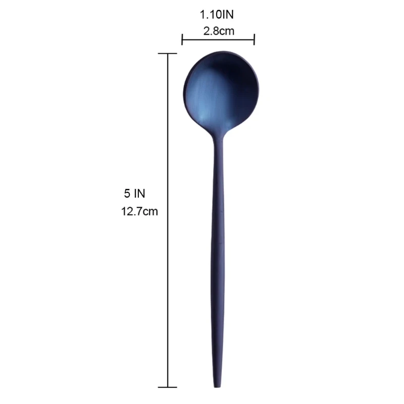 1 Piece Tea Spoons Stainless Steel Cutlery Set Unique Desserts Cake Ice Cream Spoons Small Coffee Spoon with More Colors
1 Piece Tea Spoons Stainless Steel Cutlery Set Unique Desserts Cake Ice Cream Spoons Small Coffee Spoon with More Colors
