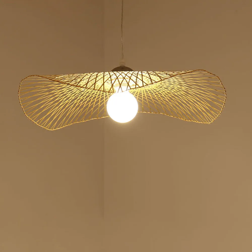 Natural Rattan Lamp Pendant Light New Chinese Style Hand-Woven Pendant Light For Living Room Hanging Luminaire Dining Room Light 
Natural Rattan Lamp Pendant Light New Chinese Style Hand-Woven Pendant Light For Living Room Hanging Luminaire Dining Room Light