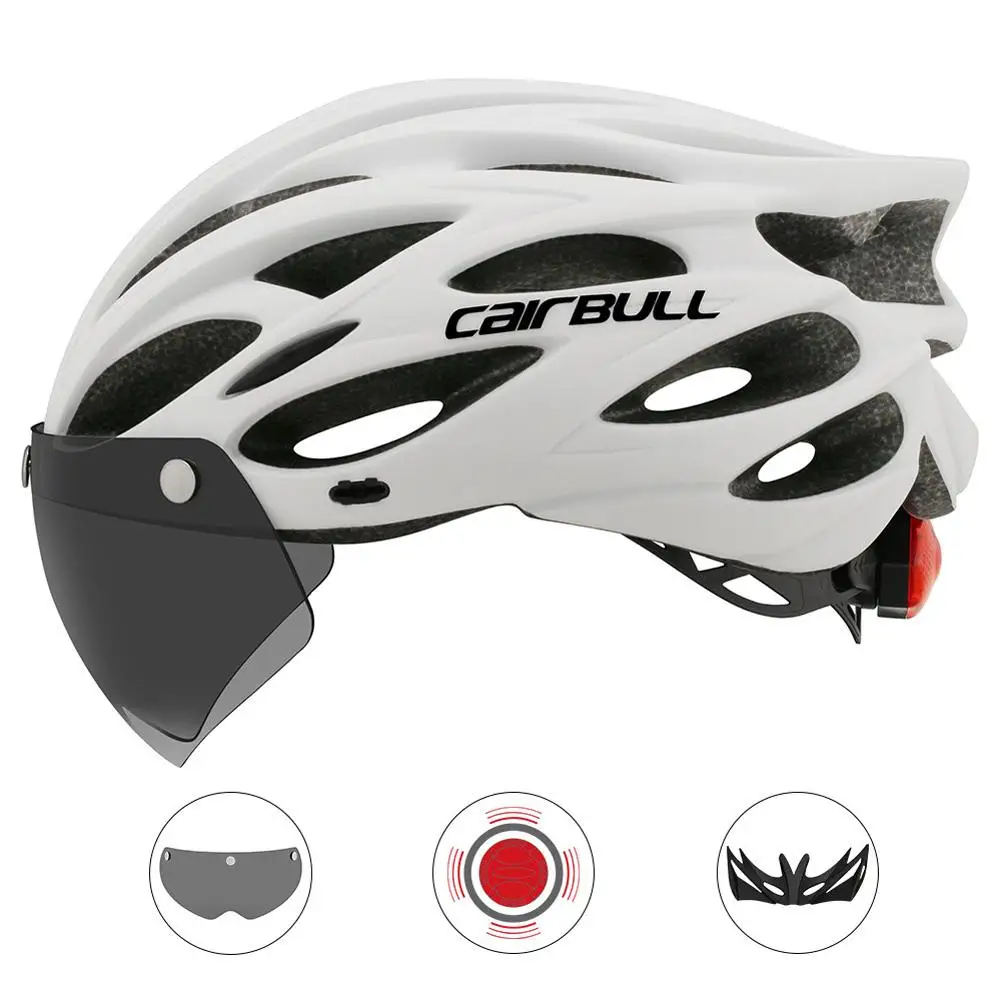 Cairbull Helmet Ultralight Off-road Mountain Bike Cycling Helmet with Removable Visor Taillight
Cairbull Helmet Ultralight Off-road Mountain Bike Cycling Helmet with Removable Visor Taillight