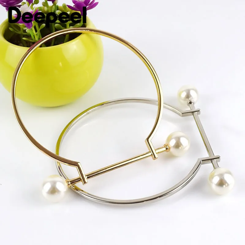 10pcs Deepeel 9.5cm Circle for Handbag O D Ring Metal Handles Pearl Decor Handmade Leather Crafts DIY Replace Accessories BF272
10pcs Deepeel 9.5cm Circle for Handbag O D Ring Metal Handles Pearl Decor Handmade Leather Crafts DIY Replace Accessories BF272