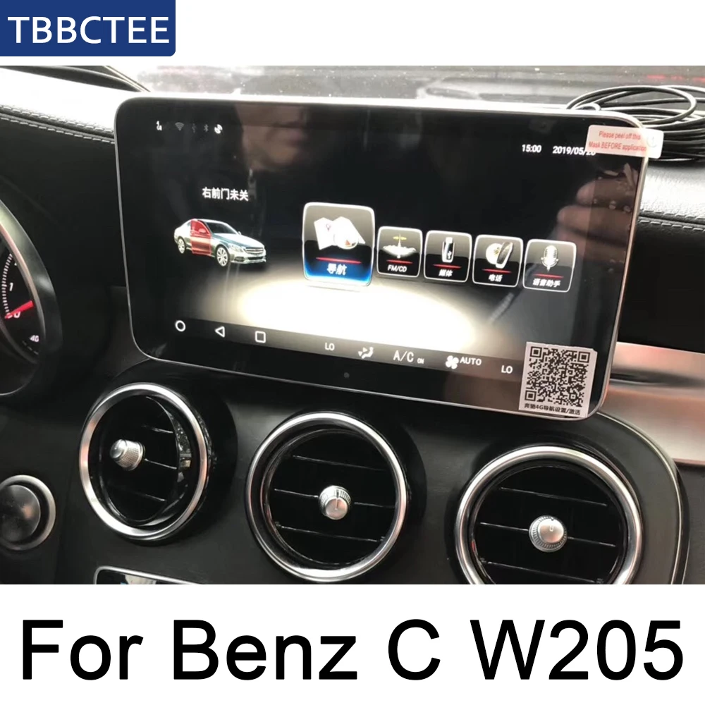 Автомобильный радиоприемник для Mercedes Benz C Class W205 2015 ~ 2019 NTG Android GPS мультимедийный