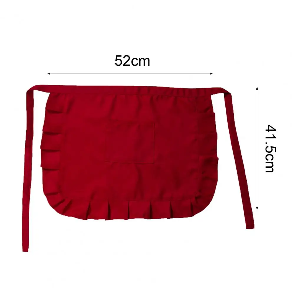 Women Cute Lace Pub Apron Half-length Apron Soft Lightweight Fashion Waterproof Short Waist Apron Restaurant Chef Apron
Women Cute Lace Pub Apron Half-length Apron Soft Lightweight Fashion Waterproof Short Waist Apron Restaurant Chef Apron