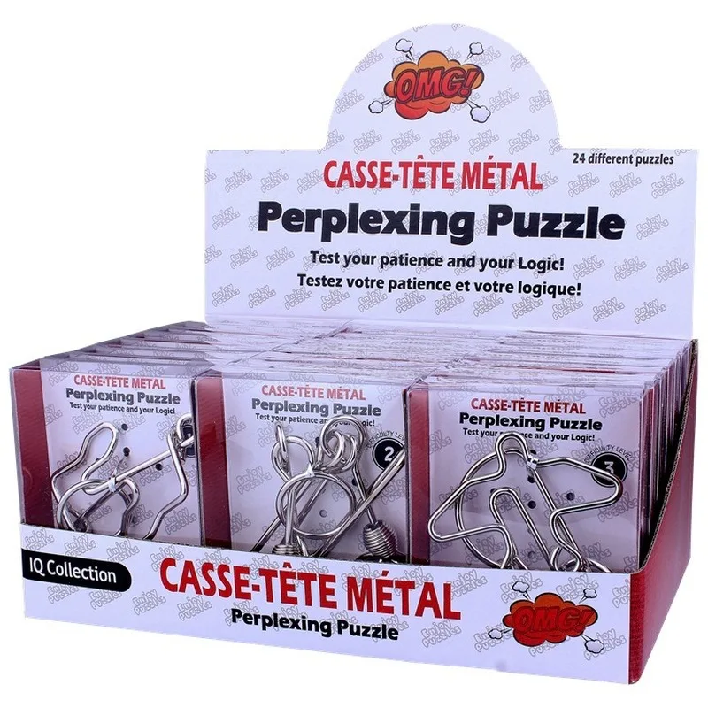Zhenwei Unlocking 24 Pc In 1 Set Perplexing Logic Thinking Training Education Toy Nine Interlocking Links Chinese 9 Ring Puzzle
Zhenwei Unlocking 24 Pc In 1 Set Perplexing Logic Thinking Training Education Toy Nine Interlocking Links Chinese 9 Ring Puzzle