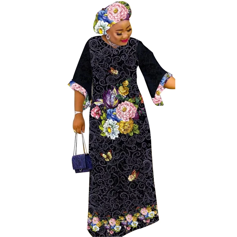 African Maxi Dresses For Women Set Flare Sleeve O Neck Boubou Autumn Fashion Floral Print Streetwear African Long Dress Vestidos
African Maxi Dresses For Women Set Flare Sleeve O Neck Boubou Autumn Fashion Floral Print Streetwear African Long Dress Vestidos