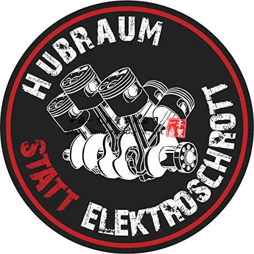Hubraum вместо Elektroschrott Gretl Greta забавная наклейка с принтом зубной таблички по