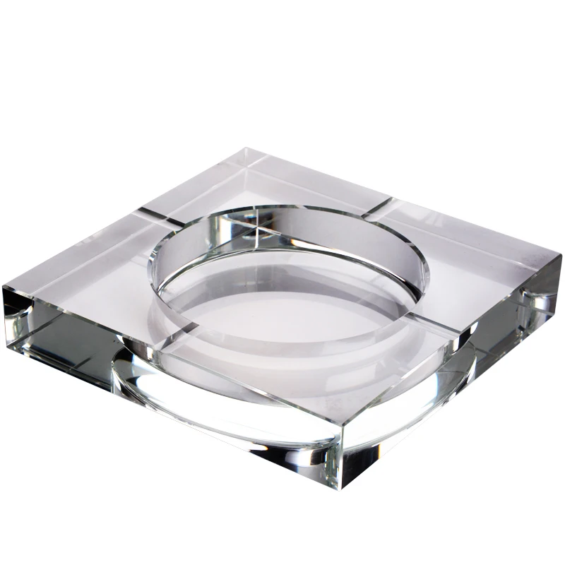 Luxury Crystal Square Glass Ash Tray Tranparent Square Shape Ashtray Cigar Smoking Accessory Household Office KTV Smoking
Luxury Crystal Square Glass Ash Tray Tranparent Square Shape Ashtray Cigar Smoking Accessory Household Office KTV Smoking