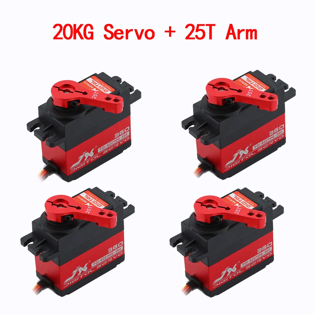 JX PDI 6221MG сервопривод 20 кг большой крутящий момент цифровой Бессердечный