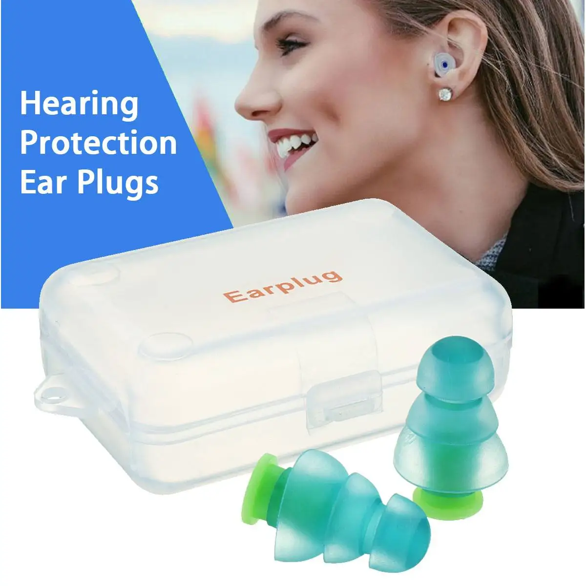 1 Pair Silicone Noise Cancelling Ear Protector Hearing Protection Earplugs For Concerts Musician Reusable Silicone Ear Plugs
1 Pair Silicone Noise Cancelling Ear Protector Hearing Protection Earplugs For Concerts Musician Reusable Silicone Ear Plugs