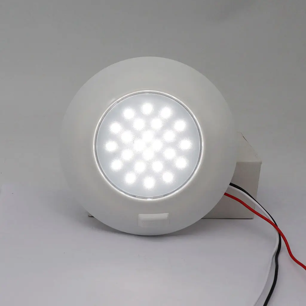 12V LED RV Boat Ceiling Lights Recessed Interior Light Cabinet Roof Cabin Overhead Light 4.8W
12V LED RV Boat Ceiling Lights Recessed Interior Light Cabinet Roof Cabin Overhead Light 4.8W