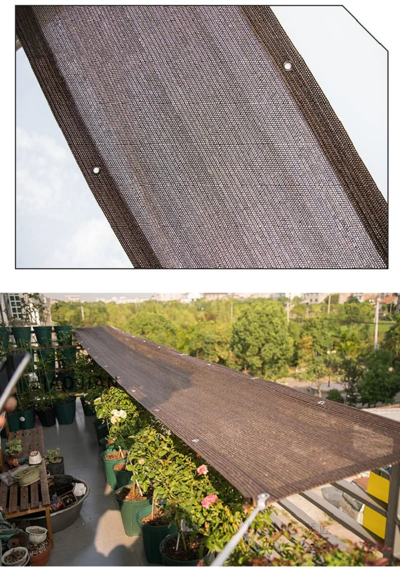 180gsm Coffee Hi-Quality Anti-UV Sunscreen Net Outdoor Balcony Safety Fence Garden Patio Shading Nets Durable Sun Shade Sails
180gsm Coffee Hi-Quality Anti-UV Sunscreen Net Outdoor Balcony Safety Fence Garden Patio Shading Nets Durable Sun Shade Sails