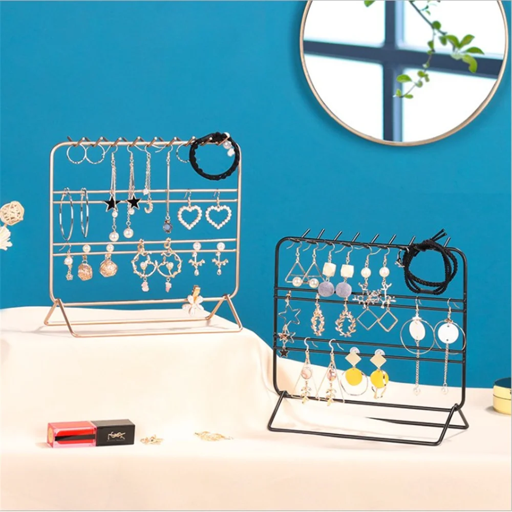 Creative Multi-layer Jewelry Display Stand Stud Earring Hanging Organizer Necklace Rack Bracelet Holder Bedroom Desktop Storage 
Creative Multi-layer Jewelry Display Stand Stud Earring Hanging Organizer Necklace Rack Bracelet Holder Bedroom Desktop Storage