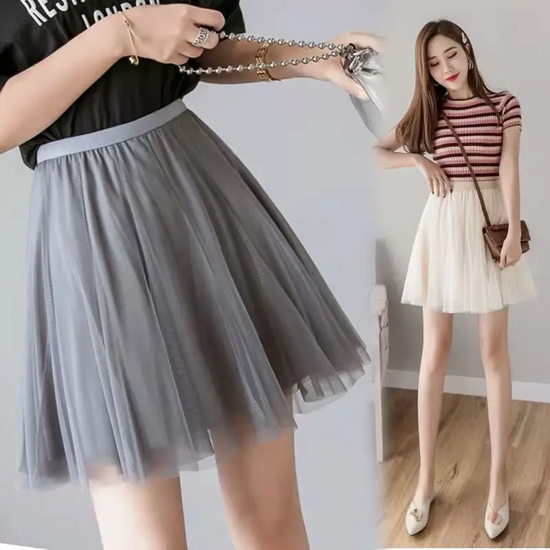 Skirt 2021 new A-line skirt summer short slim high waist small student pleated mesh shawl skirt
Skirt 2021 new A-line skirt summer short slim high waist small student pleated mesh shawl skirt