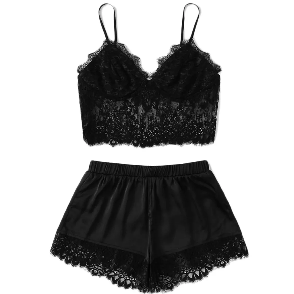 Women's sexy lace suspenders multi-size optional Lace crochet soft satin silk sexy temptation pajamas underwear set
Women's sexy lace suspenders multi-size optional Lace crochet soft satin silk sexy temptation pajamas underwear set