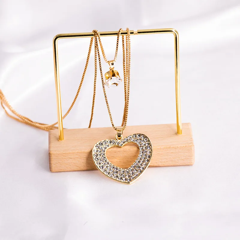 2021 Popular Ornament Love Heart Shiny Necklace Set Fashion Heart Pendant Gift for Women Accessories Jewelry Wholesale
2021 Popular Ornament Love Heart Shiny Necklace Set Fashion Heart Pendant Gift for Women Accessories Jewelry Wholesale