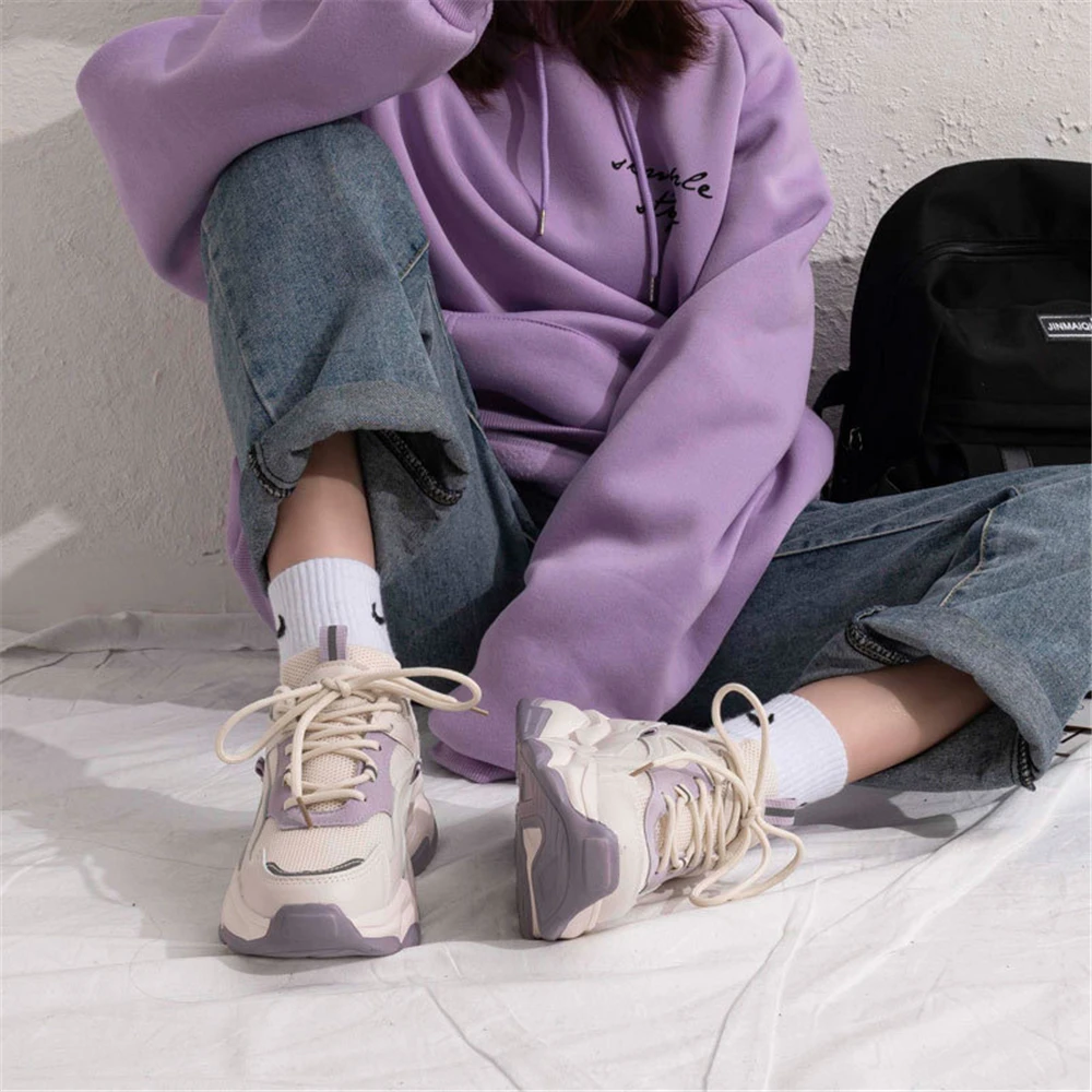 Spring Autumn Sneakers Women Breathable Comfort Casual Vulcanized Shoes Ladies Chunky Platform Women's Sports Shoes 2021 Newest
Spring Autumn Sneakers Women Breathable Comfort Casual Vulcanized Shoes Ladies Chunky Platform Women's Sports Shoes 2021 Newest