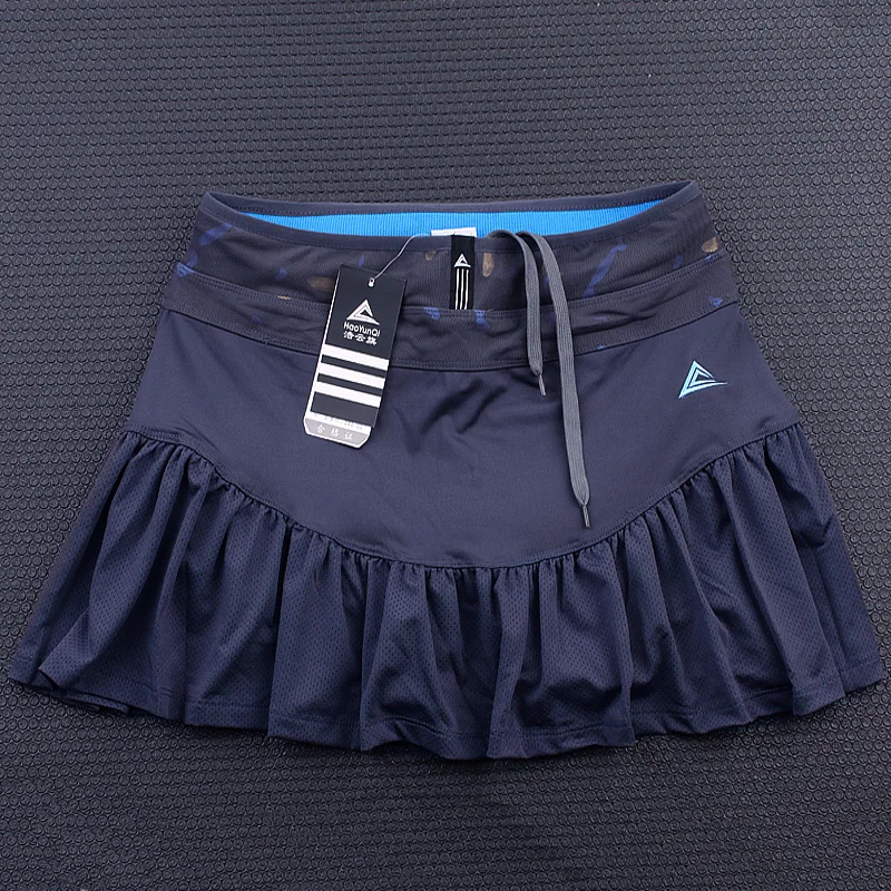 Повседневная плиссированная Женская быстросохнущая Спортивная юбка Skort для