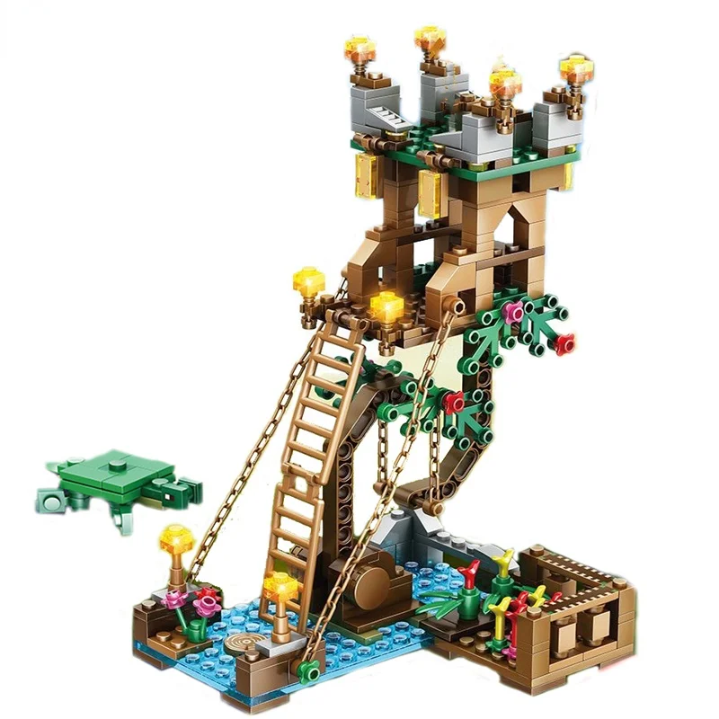 329Pcs City Tensegrity Balances Mine Village House Brick My Worlded Floating Fortress Figures Building Block Toys for Children
329Pcs City Tensegrity Balances Mine Village House Brick My Worlded Floating Fortress Figures Building Block Toys for Children