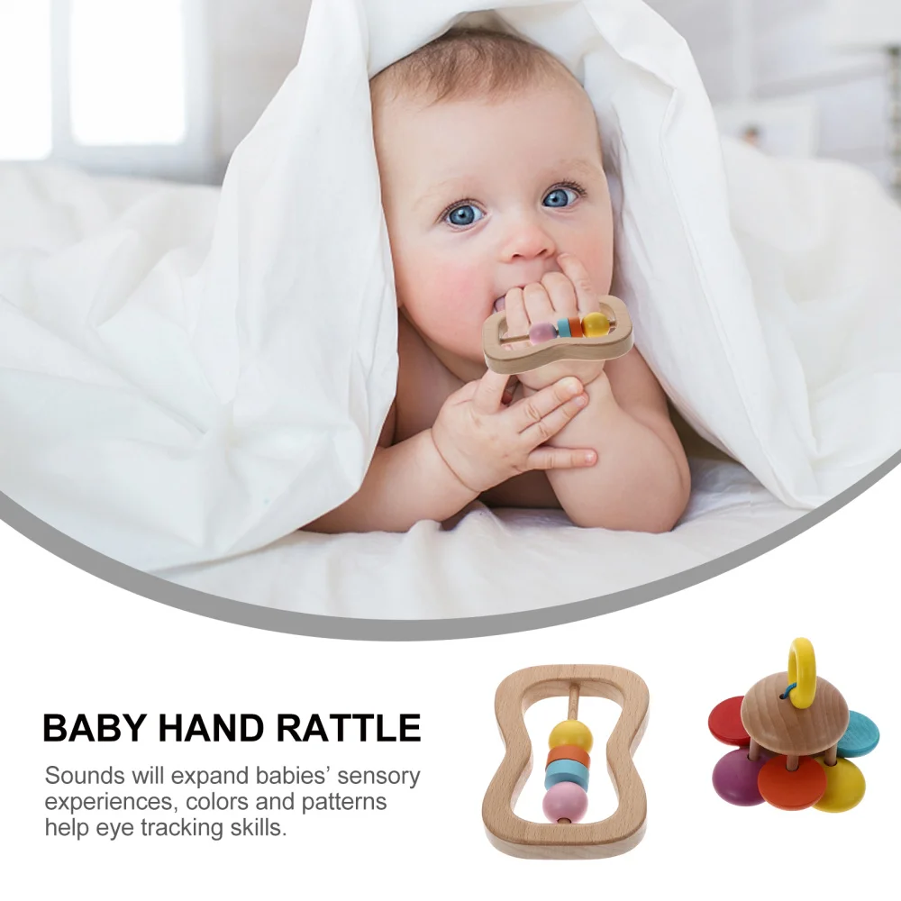 2pcs Wooden Handbell Rattle Bell Toys Musical Instrument Early Educational Toys
2pcs Wooden Handbell Rattle Bell Toys Musical Instrument Early Educational Toys