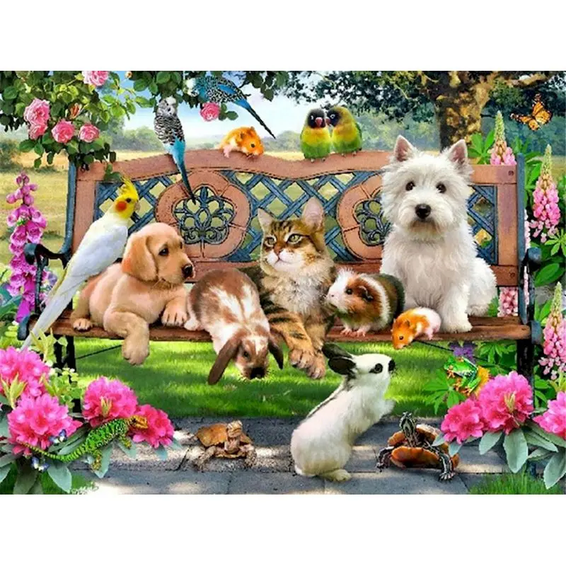 CHENISTORY Diamond Embroidery Animals Family Full Square Drill 5D Diamond Painting Picture Rhinestone Mosaic Kit Home Decor Art
CHENISTORY Diamond Embroidery Animals Family Full Square Drill 5D Diamond Painting Picture Rhinestone Mosaic Kit Home Decor Art