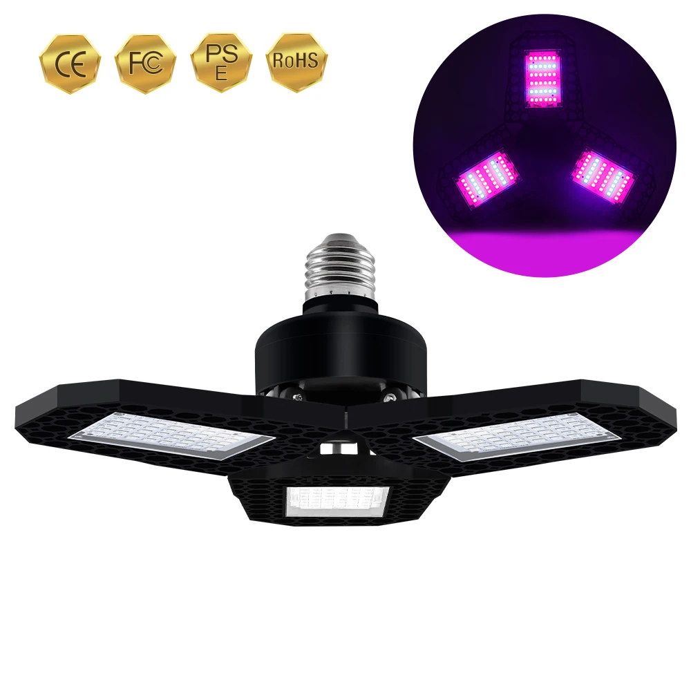 Indoor E27 Led 40/60/80w Deformation Plant Light Grow Bulb E27 Deformable Lamp E26 Grow box Indoor LED Hydroponics Light
Indoor E27 Led 40/60/80w Deformation Plant Light Grow Bulb E27 Deformable Lamp E26 Grow box Indoor LED Hydroponics Light