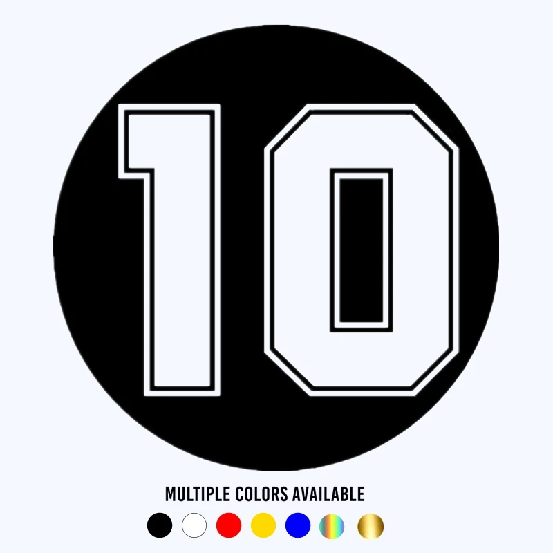 CK20173# Funny Vinyl Decal Various Sizes Racing Number 10 Car Sticker Waterproof Auto Decors on Truck Bumper Rear Window
CK20173# Funny Vinyl Decal Various Sizes Racing Number 10 Car Sticker Waterproof Auto Decors on Truck Bumper Rear Window