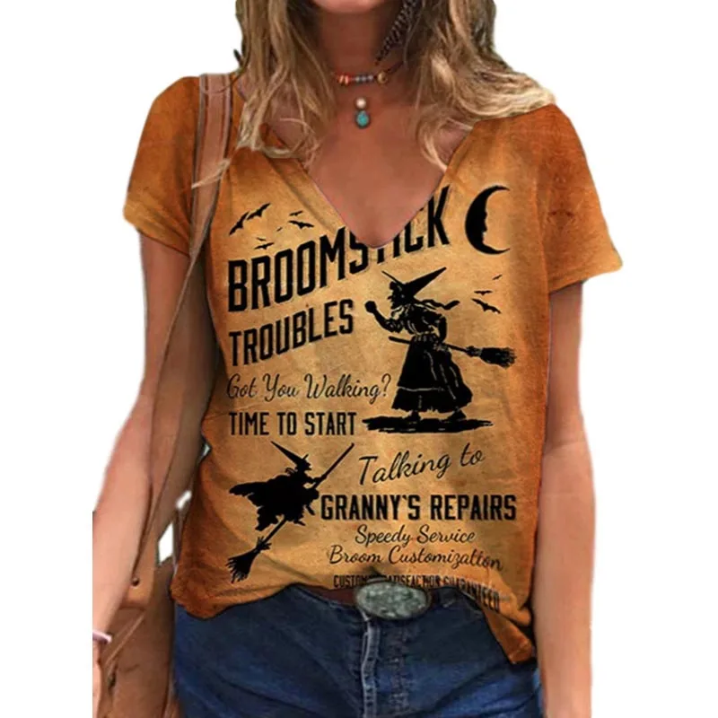 Harajuku Woman Tshirts Halloween Shirt for Women Tops Summer Plus Size Butterfly Printing Women Shirt Short Sleeve Halloween Tee
Harajuku Woman Tshirts Halloween Shirt for Women Tops Summer Plus Size Butterfly Printing Women Shirt Short Sleeve Halloween Tee