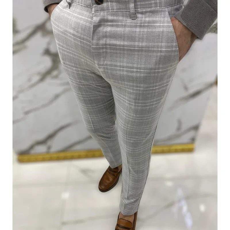 Top Selling Product In 2021 European and American Autumn New Men's Plaid Multi-stripe Casual Pants Men Clothing
Top Selling Product In 2021 European and American Autumn New Men's Plaid Multi-stripe Casual Pants Men Clothing