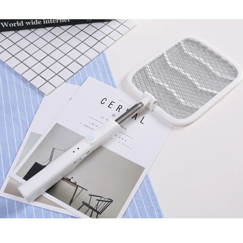 New Electric Fly Swatter Collapsible Retractable USB Charging Fly Mosquito Swatter Drop Shipping
New Electric Fly Swatter Collapsible Retractable USB Charging Fly Mosquito Swatter Drop Shipping