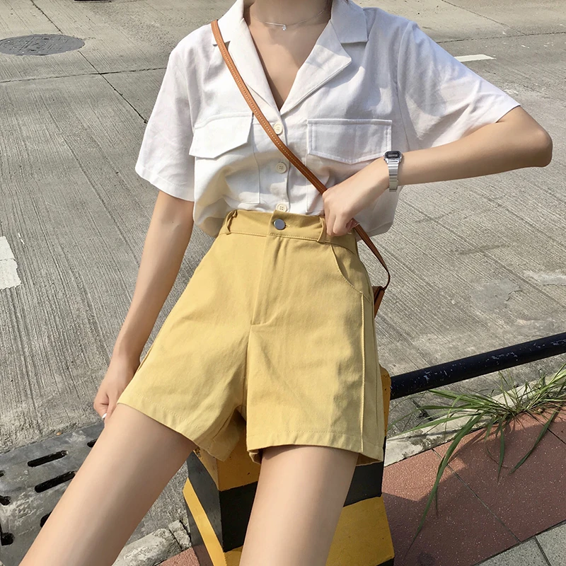 Shorts Women Summer Trendy Korean Style All-match Simple Solid High Quality Soft Kawaii Ulzzang Womens Trousers Chic Casual Thin
Shorts Women Summer Trendy Korean Style All-match Simple Solid High Quality Soft Kawaii Ulzzang Womens Trousers Chic Casual Thin