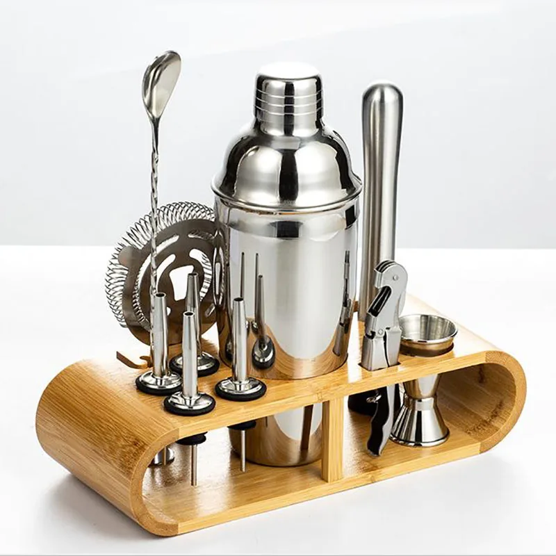 550/750MLStainless Steel Cocktail Shaker Bartender Kit Professional Bar Drink Tools Barware Accessories Home Bars Party Events
550/750MLStainless Steel Cocktail Shaker Bartender Kit Professional Bar Drink Tools Barware Accessories Home Bars Party Events