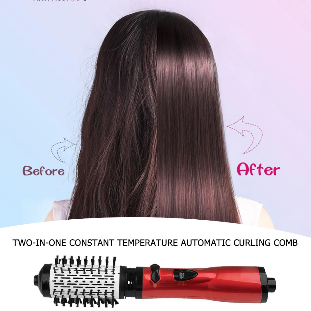Adjustable Rotating Brush Hair Dryer Round 2 in 1 Curling Straight Hot Air Comb Lightweight Easily Carrying Hair Part EU US Plug
Adjustable Rotating Brush Hair Dryer Round 2 in 1 Curling Straight Hot Air Comb Lightweight Easily Carrying Hair Part EU US Plug