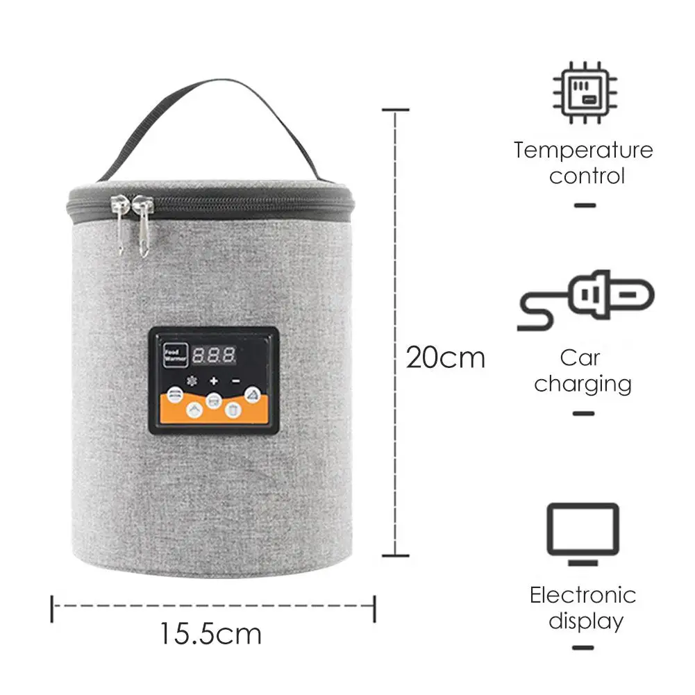 Large Capacity Car Milk Bottle Warmer Hanging Carrying Strap Buckle Design Portable Baby Bottle Bag Constant Temperature Heater
Large Capacity Car Milk Bottle Warmer Hanging Carrying Strap Buckle Design Portable Baby Bottle Bag Constant Temperature Heater