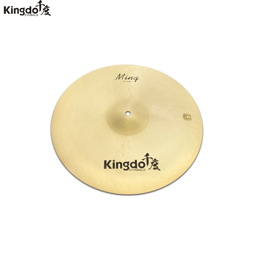 Kingdo B20 ручной работы Artist Ming series 16-дюймовая аварийная тарелка для барабанов
Kingdo B20 ручной работы Artist Ming series 16-дюймовая аварийная тарелка для барабанов