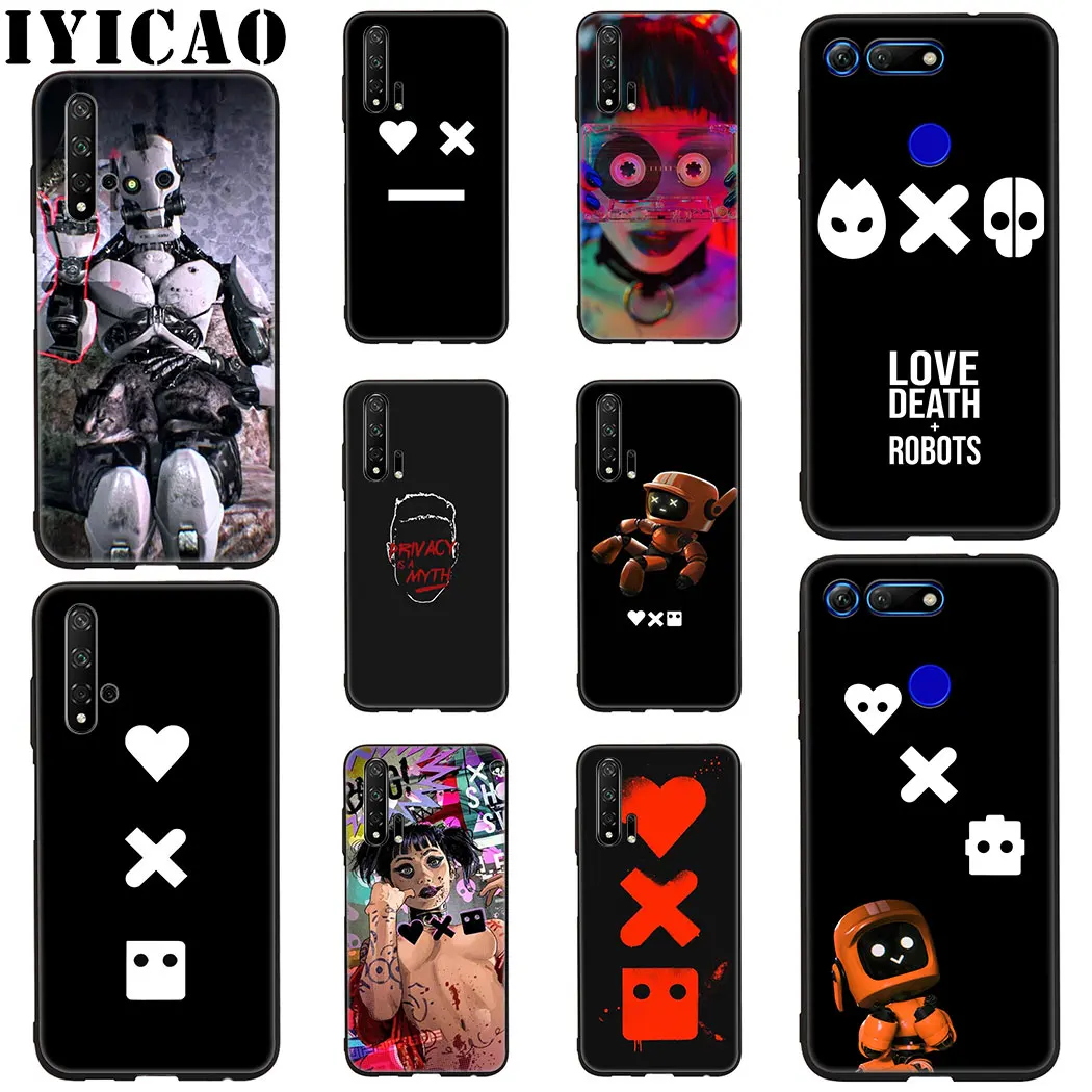 Силиконовый мягкий чехол IYICAO для Honor View 20 8C 8X 8 9 10 Lite 6A 7C 7X 7A 9X Pro Note 10|Бамперы| |