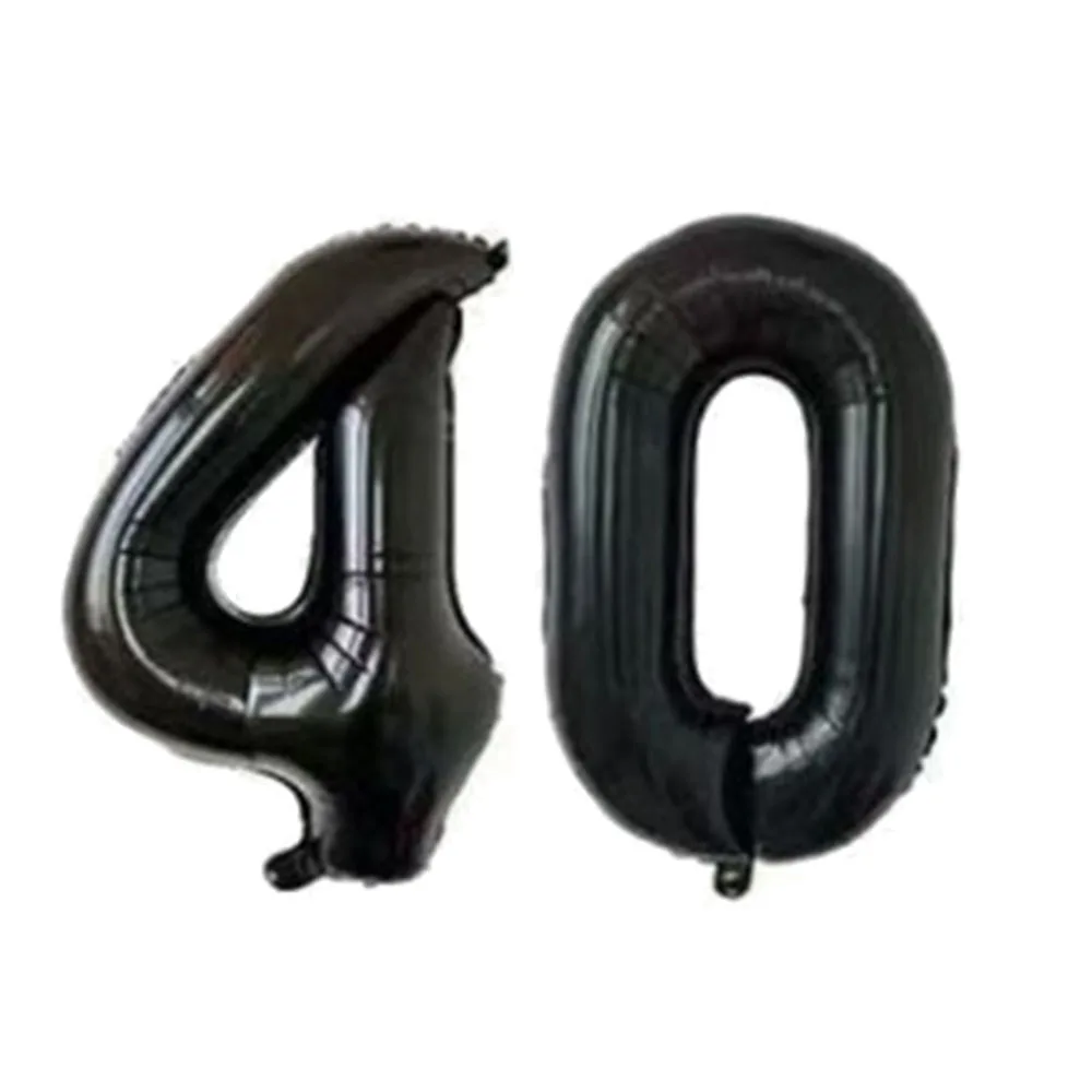 40inch Big Black Number Foil Birthday Balloons Helium Number Balloon 0-9 Happy Birthday Baby Shower Wedding Party Decorations
40inch Big Black Number Foil Birthday Balloons Helium Number Balloon 0-9 Happy Birthday Baby Shower Wedding Party Decorations