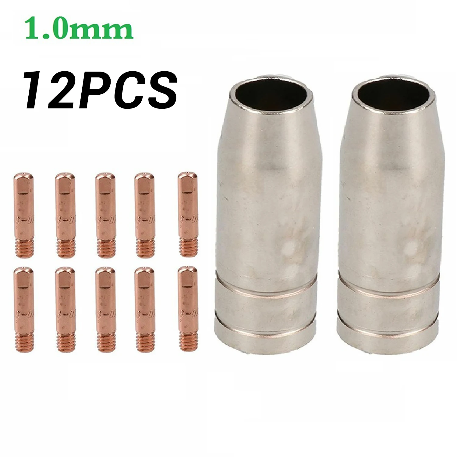 MB15 MIG Consumables Kit Contact Tips Shroud Nozzle Holder Spares MIG130/140/200 Elding Equipment Accessories Contact Tips
MB15 MIG Consumables Kit Contact Tips Shroud Nozzle Holder Spares MIG130/140/200 Elding Equipment Accessories Contact Tips