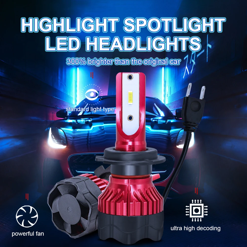 Sale H4 H7 Car Headlight Bulb H1 H3 H11 9005 9006 LED Bulb Auto Headlamp 60W 10000LM High Brightness Waterproof Headlight Kit
Sale H4 H7 Car Headlight Bulb H1 H3 H11 9005 9006 LED Bulb Auto Headlamp 60W 10000LM High Brightness Waterproof Headlight Kit