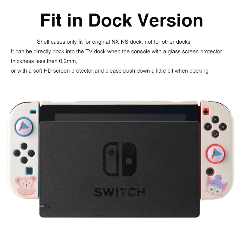 For Nintend Switch Shell Cute Cartoon Soft TPU Skin Case for Joy-Con Controller Switch Shell Hard TPU Cover with Cap Accessory
For Nintend Switch Shell Cute Cartoon Soft TPU Skin Case for Joy-Con Controller Switch Shell Hard TPU Cover with Cap Accessory